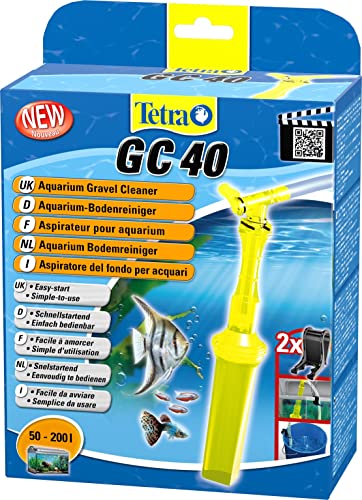 (-38%) Tetra GC 40 Aquarien-Bodenreiniger mit Schlauch, Schnellstartventil und Fischschutzgitter, Mulmsauger mit Saugrohrkonstruktion, geeignet für Aquarien von 50 – 200 Liter