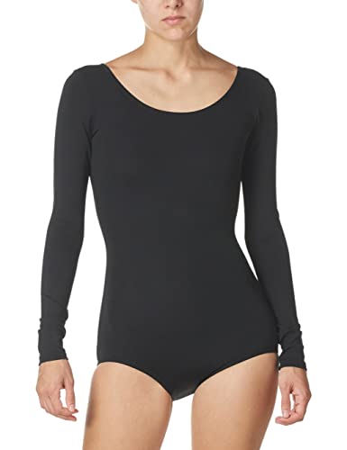Capezio Women's Long Sleeve Leotard,Black,Medium
