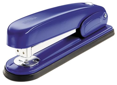 (-34%) Novus B 6 Heftgerät (Heftleistung 30 Blatt, leistungsstarker Bürohefter) blau, 85 mm