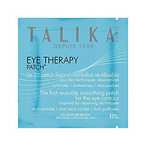 Talika Eye Therapy Patch - Instant Smoothing Patches - Mask For Dark Circles Puffiness & Tired Eyes - 6 Refills Reusable Under Eye Patches for Adults Skincare Eye Treatment