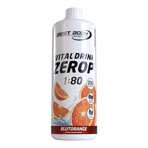 (-39%) Best Body Nutrition Zerop Getränkekonzentrat Blutorange, 1 l