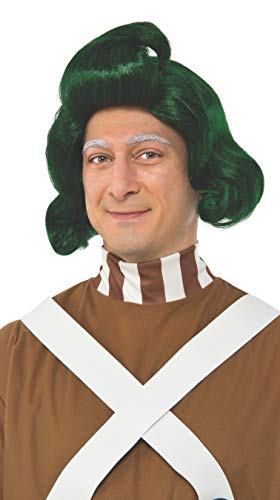 Rubies Willy Wonka and the Chocolate Factory: Oompa Loompa Wig for Adults, Men's No Size