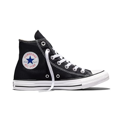 Converse Unisex Adult Chuck Taylor All Star High Top, Black, 9 Womens/7 Mens