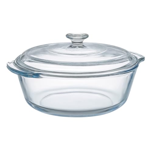 Anchor Hocking 2 Quart Glass Casserole Dish Clear