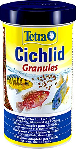 (-47%) Tetra Cichlid Granules - Hauptfutter Mix mit 2 verschiedenen Granulaten für mittelgroße Cichliden, 500 ml Dose