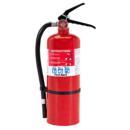 First Alert PRO5 Heavy Duty Rechargeable Fire Extinguisher UL 3-A:40-B:C