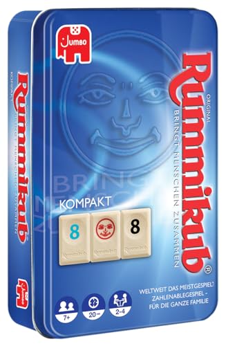 (-43%) Jumbo Spiele Original Rummikub Kompakt in Metalldose, ab 7 Jahren