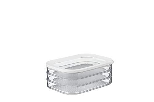 (-30%) Mepal - Vorratsbehälter Wurstwaren 3-lagig Modula - 1650 ml - White