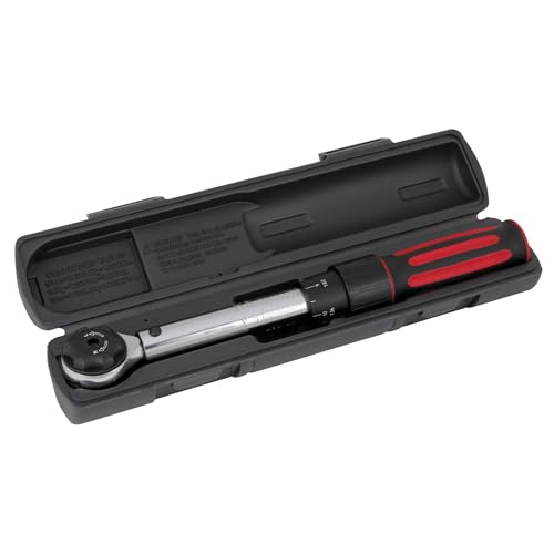 PERFORMANCE TOOL M197 3/8" Drive 25" Dual Scale Audible Click Precision Ratchet Torque Wrench