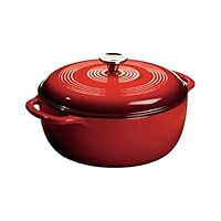 Lodge 6-Quart Enameled Cast Iron Dutch Oven