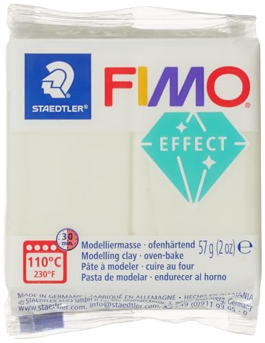 Staedtler FIMO Effects Polymer Clay - -Oven Bake Clay for Jewelry, Sculpting, Luminescent 8020-04