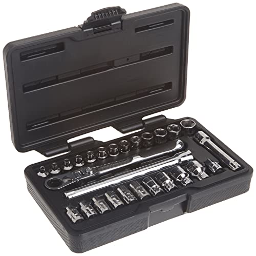 GearWrench 1/4" Drive 6 Pt. Pass-Thru Mechanics 27-Piece Tool Set for $68 + free shipping