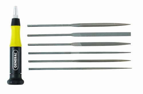 General Tools 6-Piece Swiss Pattern Chromium Alloy Steel Needle File Set (707476)