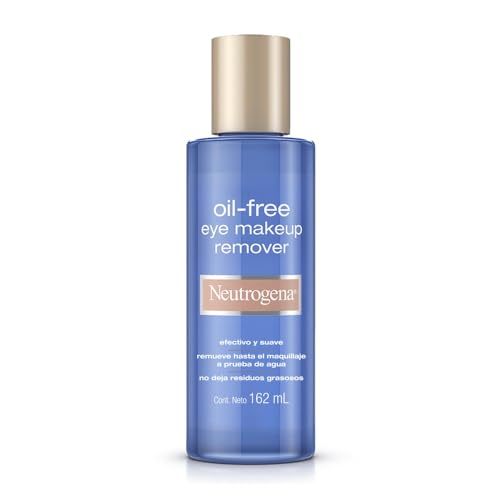 Neutrogena Gentle Oil-Free Eye Makeup Remover & Cleanser for Sensitive Eyes, Non-Greasy Makeup Remover, Waterproof Mascara Remover, Dermatologist & Ophthalmologist Tested, 5.5 fl. oz