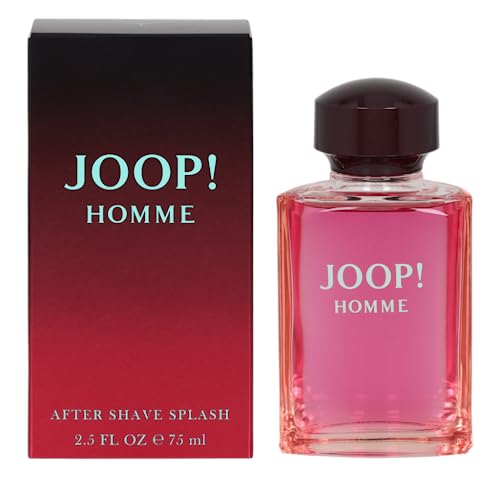 JOOP! Homme - After Shave Splash - Woody Scent with Notes of Orange Blossom, Honey Accord and Tonka Bean Accord - Medium Longevity - 75ml