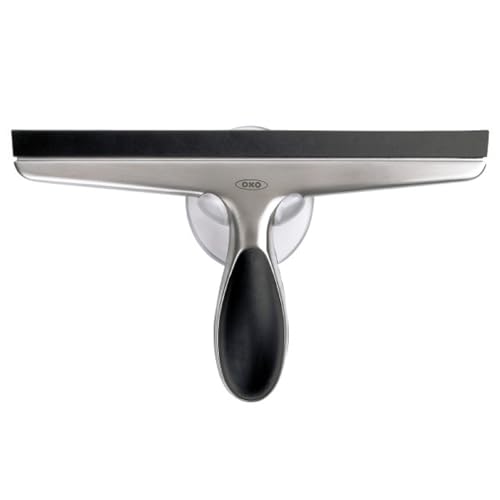 OXO Good Grips Stainless Steel Squeegee for Shower Glass Mirrors Tiles