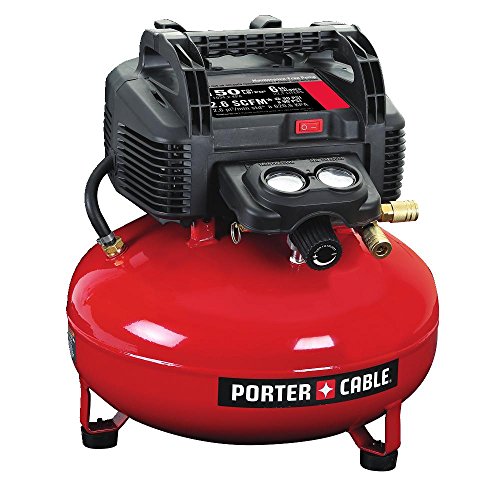 PORTER-CABLE C2002 Oil-Free Pancake Compressor, 6 Gallon