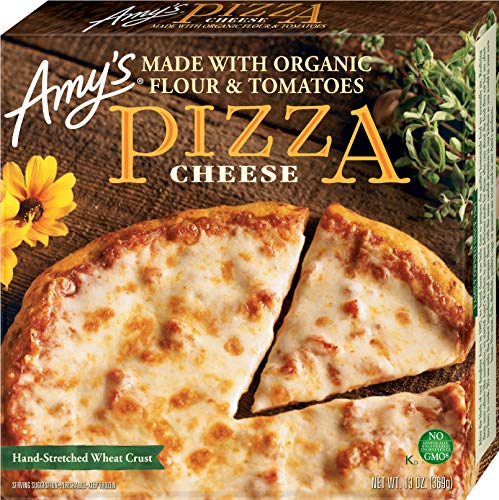 Amy's Frozen Pizza, Cheese Pizza, Made With Organic Flour and Tomatoes, Frozen Meals, 13.0 Oz