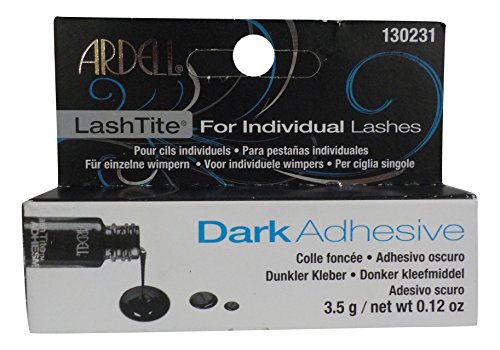 Ardell LashTite Lash Adhesive for Individual Lashes, Long-Lasting Lash Glue, Waterproof, Strong Hold Eyelash Glue for Sensitive Eyes, 0.125 oz