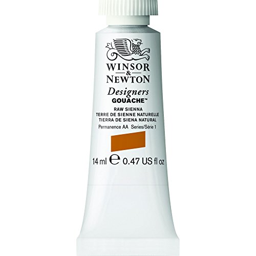 Winsor & Newton Designer's Gouache, 14 ml (0.47oz) tube, Raw Sienna