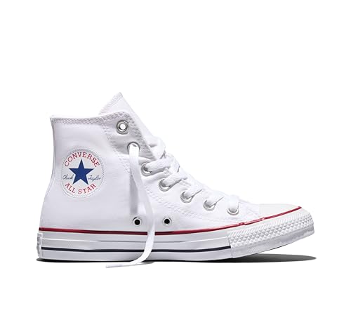 Converse Chuck Taylor All Star High Top Shoe, optical white, 6.5 M US