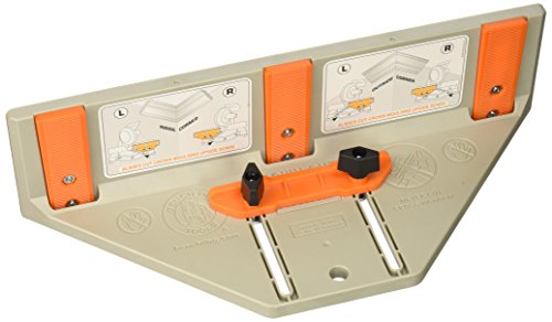 Cut Crown Molding Cutting Jig for Miter Saw - Safe & Easy Crown Molding Tool - Universal Fit Cut N Crown Jig w/Adjustable Fence Risers - Portable for Miter Saw w/Integral Setup Guide