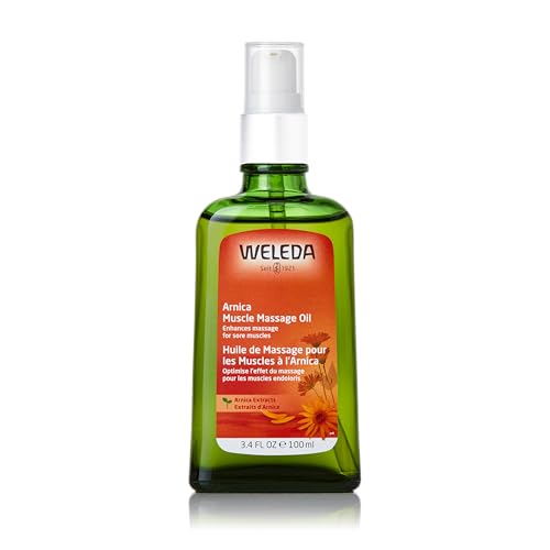Weleda Arnica Massage Oil, Recommended by Physios, Protects Against Cramps, Muscle Tension & Soreness, Sports Recovery, Vegan, 100ml