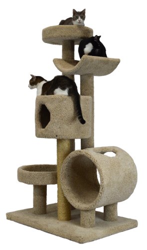 Molly and Friends 5-Tier Cat Tree, Cat Furniture for Large Cats