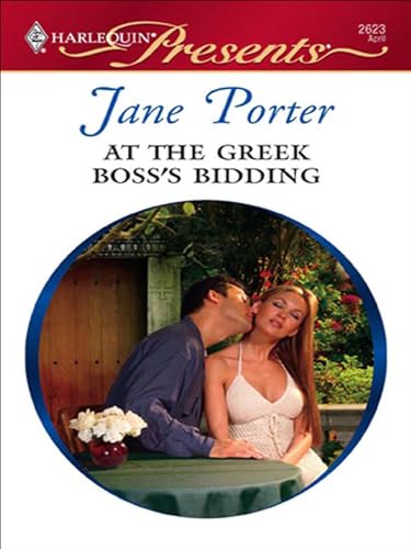 At The Greek Boss's Bidding (By: Jane Porter) cover