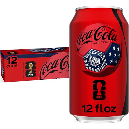 Coke Zero Sugar Cola Soda, 12 oz, 12 Pack (Package May Vary)