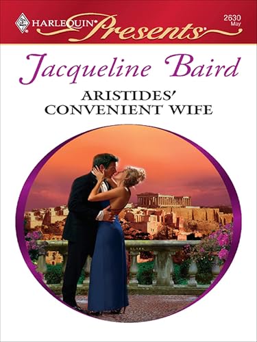 Aristides' Convenient Wife (By: Jacqueline Baird) cover