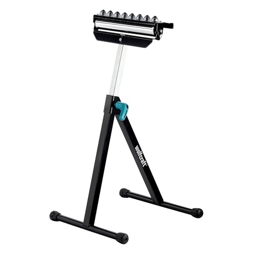 🔥 STARKER PREIS (-53%) wolfcraft Rollenbock 3-in-1 – Auflagebock & Kugelauflage, 630–1000 mm