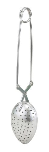 HIC Long Handle Loose Leaf Snap Tea Infuser Spoon, 18/8 Stainless Steel Mesh, 1.5-Inch