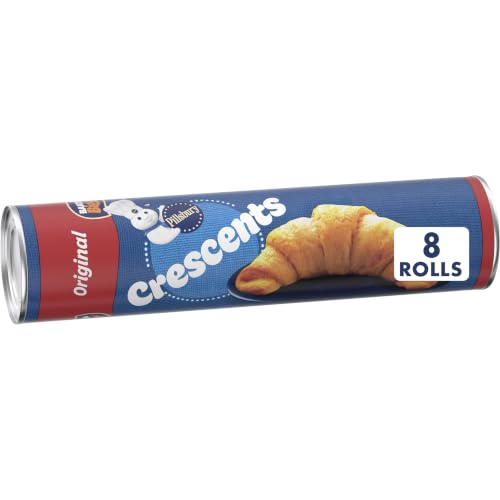 Crescent Rolls Original Refrigerated Canned Pastry Dough 8 Rolls 8 Oz