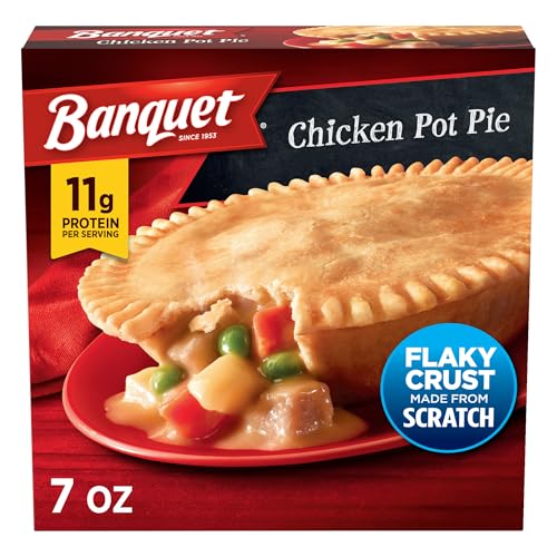 Banquet Chicken Pot Pie, Frozen Pot Pie Dinner, 7 oz.