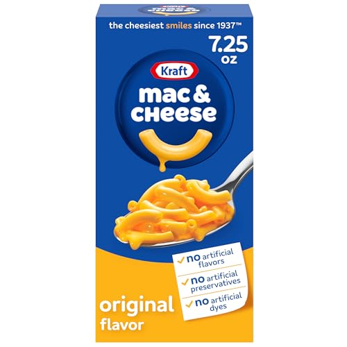 Kraft Original Mac & Cheese Macaroni and Cheese Dinner, 7.25 oz Box