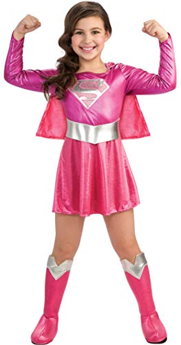 Rubies DC Comics Superheroes: Supergirl Costume Dress for Kids, Girl's Small