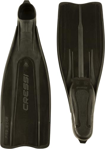 Cressi Men's Pro Star Full Foot Pocket, Black, 43 44 8 9 UK