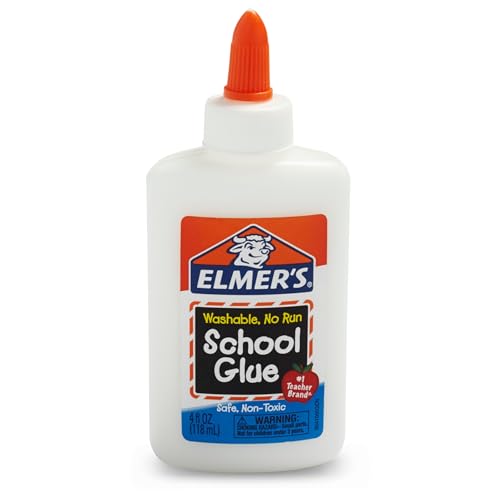 Elmer's 4-oz. Washable Liquid School Glue: 50 cents + free shipping w/ Prime