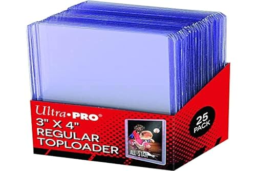 Ultra Pro Amigo Spiel + Freizeit Ultra Pro Toploader standaard kaartbeschermers, 63,5 x 88,9 mm, transparant