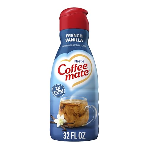 Coffee Mate French Vanilla Flavored Coffee Creamer, Non-Dairy, Gluten-Free, 63 Servings, 32 Fl Oz 32 fl oz