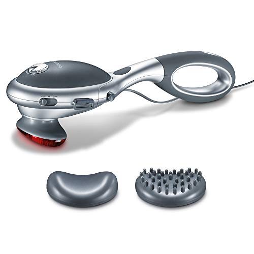 (-48%) Beurer MG 70 Infrarot Massagegerät, Klopfmassage, zur Massage von Rücken, Nacken, Arme, Beine, zwei verschiedene Aufsätze, Infrarotwärmefunktion, (1er Pack)