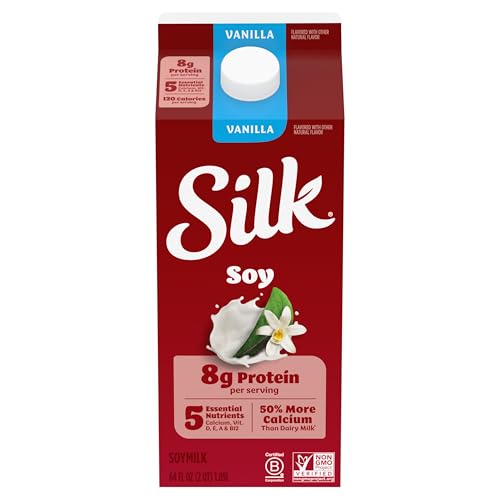 Soy Milk Vanilla Dairy Free Gluten Free Vegan Milk With Vitamin D To