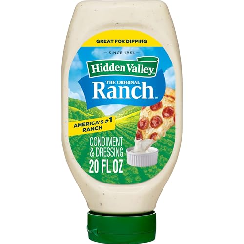 Hidden Valley Easy Squeeze Original Ranch Salad Dressing and Topping, 20 Ounce Bottle (Package May Vary)