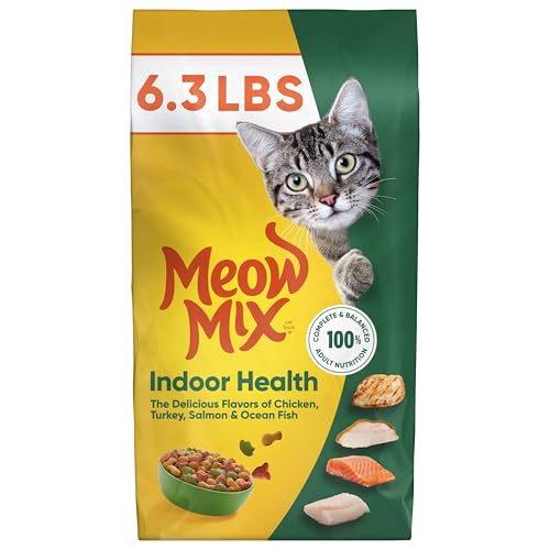 Meow Mix Indoor Health Dry Cat Food, 6.3 Pound Bag