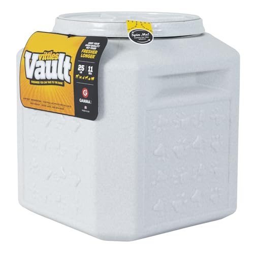 Gamma2 Vittles Vault Pet Food Storage Containers - Sealed Dog and Cat Food Storage Container, Fits up to 25lbs, Made in the USA - [12"L x 13.75"H]