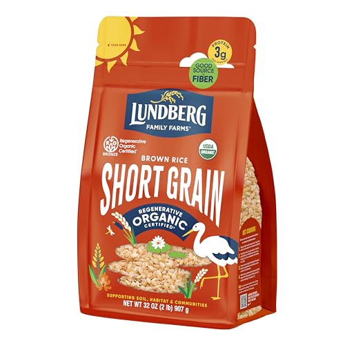 Lundberg Family Farms Organic Brown Short Grain Rice Subtle Nutty