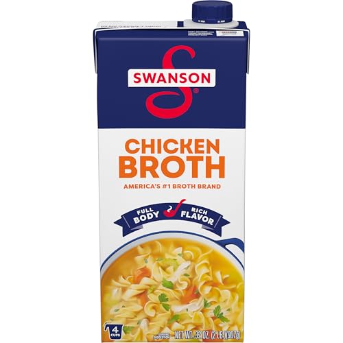 Swanson 100% Natural Chicken Broth, 32 oz Carton