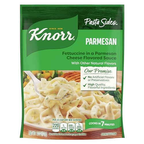 Knorr Pasta Sides Parmesan For a Delicious Quick Pasta Side Dish No Artificial Flavors, No Preservatives, No Added MSG 4.3 oz