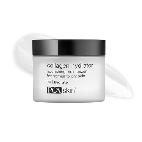 PCA SKIN Hydrating Collagen Cream for Face, Collagen Hydrator Night Cream, Hydrates and Firms Dry Mature Skin, Made with Shea Butter, Olive Fruit Oil, and Sweet Almond Fruit Extract, 1.7 oz Tub